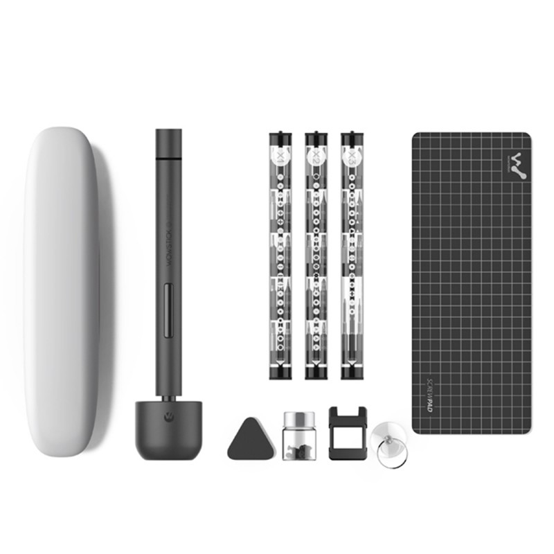 Surubelnita electrica cu Led Wowstick 1F, 69 in 1, pad de lucru, suport magnetic, 56 biti, Xiaomi - imagine 12